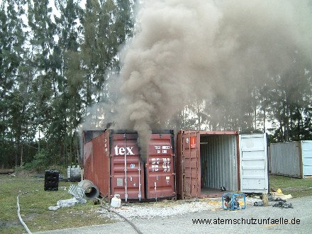 Flash-Over-Container in Betrieb